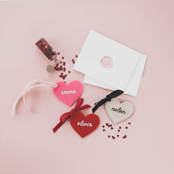 Personalized Heart Name Tag