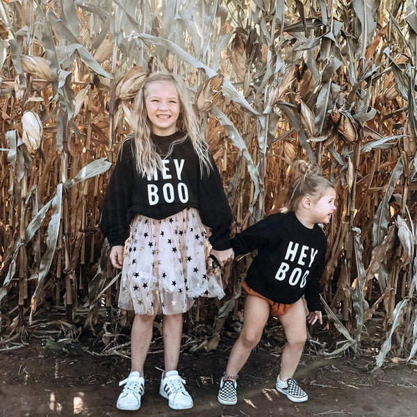 Hey Boo Toddler + Kids Sweatshirt