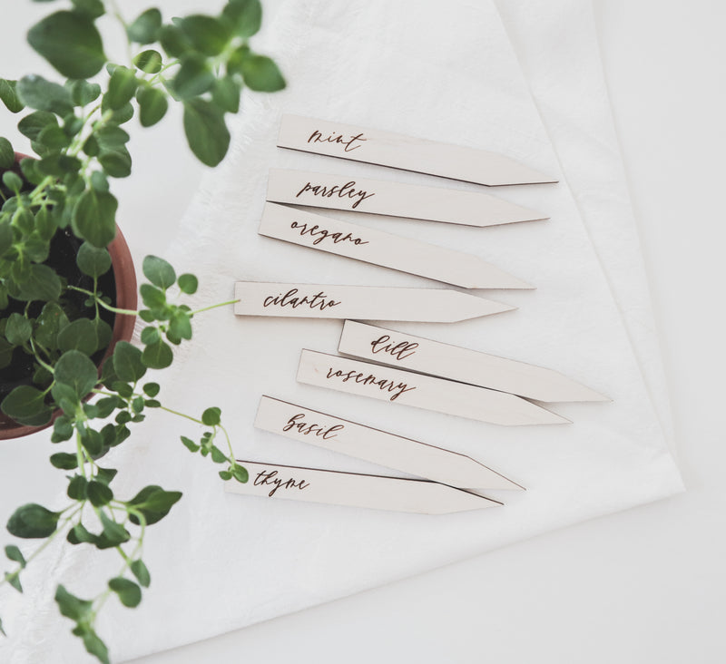 Customized Garden + Herb Plant Marker