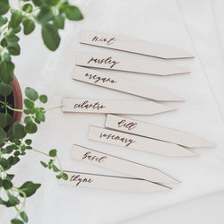 Customized Garden + Herb Plant Marker
