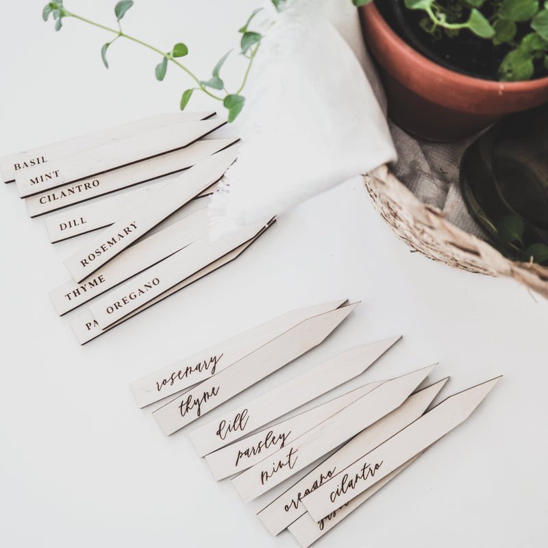 Customized Garden + Herb Plant Marker