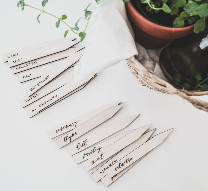 Customized Garden + Herb Plant Marker