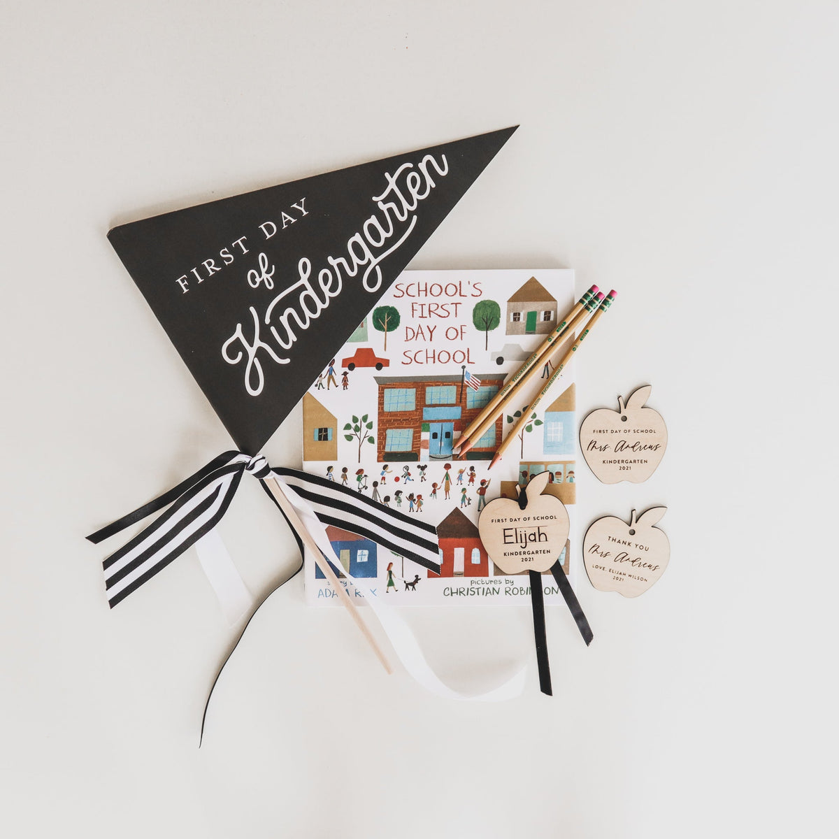 Personalized Apple Name Tag
