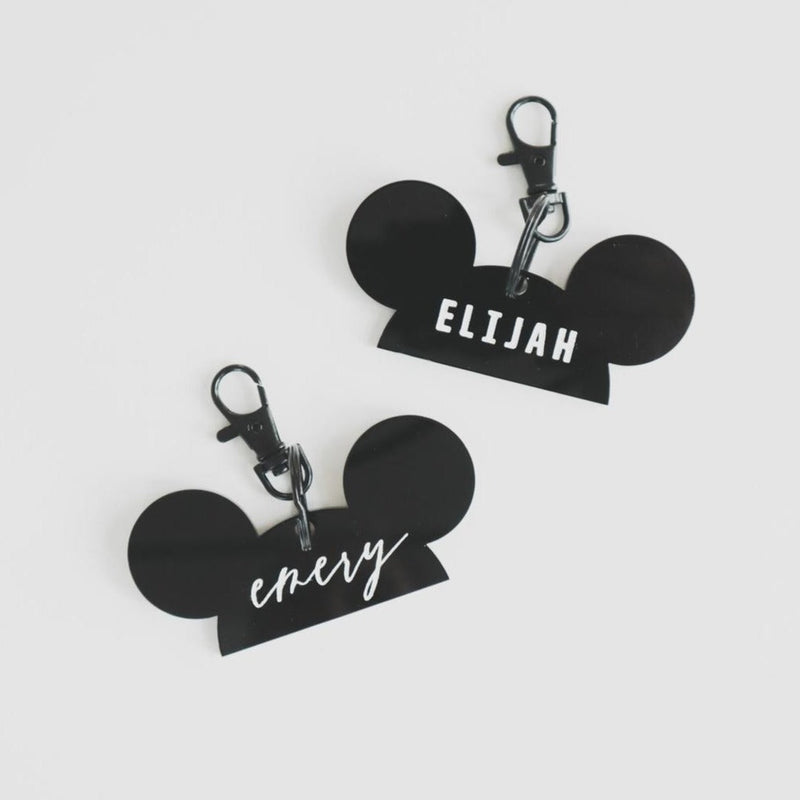Personalized Mickey Key Chain
