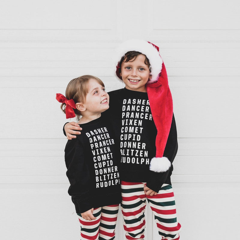 Reindeer Names Sweatshirt