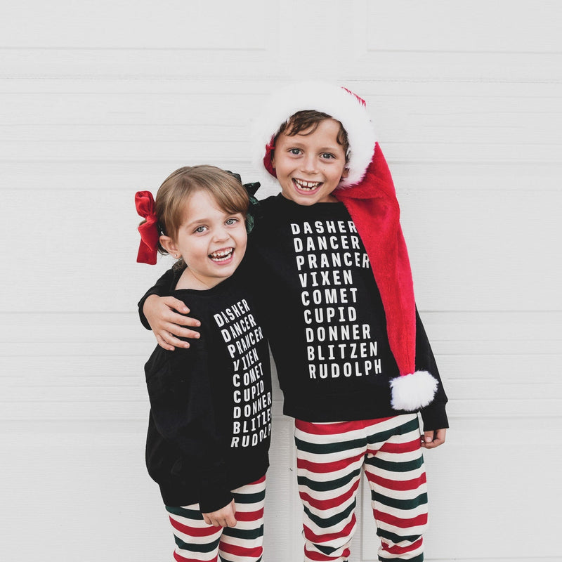 Reindeer Names Sweatshirt