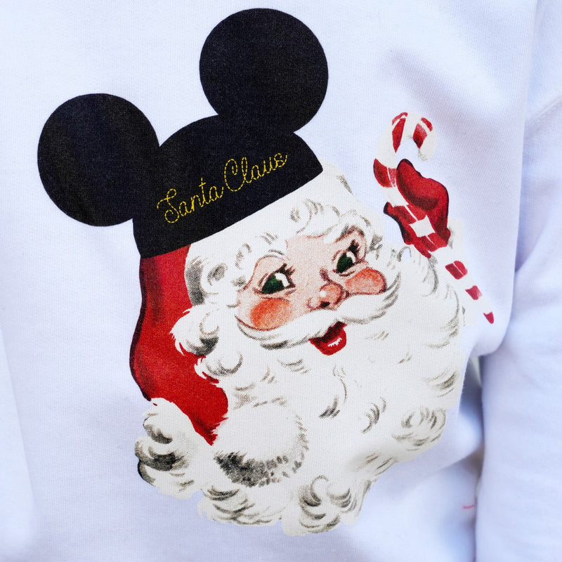 Mickey Ears Holiday Santa Sweatshirt
