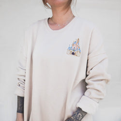 Cinderella's Castle Embroidered Sweatshirt