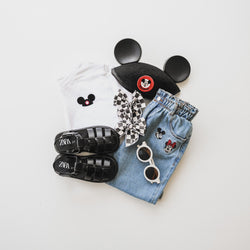 Mickey Ears Hat Embroidered Tee